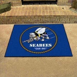 U.S. Navy - SEABEES All-Star Rug - 34 in. x 42.5 in.-22949