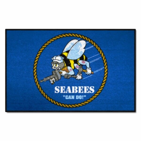 U.S. Navy Starter Mat Accent Rug 19in. x 30in. 8089 1 scaled