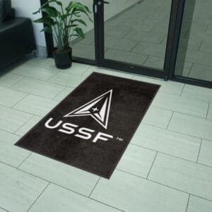 U.S. Space Force 3X5 High-Traffic Mat with Durable Rubber Backing - Portrait Orientation-38786