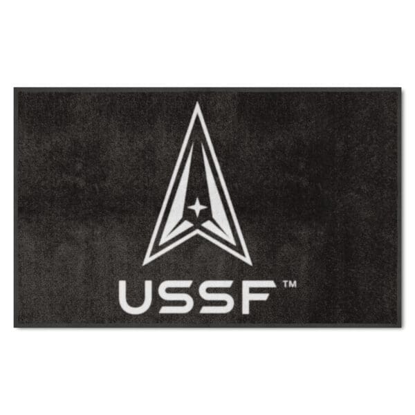 U.S. Space Force 4X6 High Traffic Mat with Durable Rubber Backing Landscape Orientation 38787 1 scaled