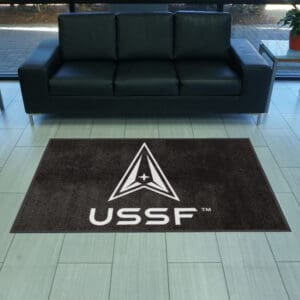U.S. Space Force 4X6 High-Traffic Mat with Durable Rubber Backing - Landscape Orientation-38787