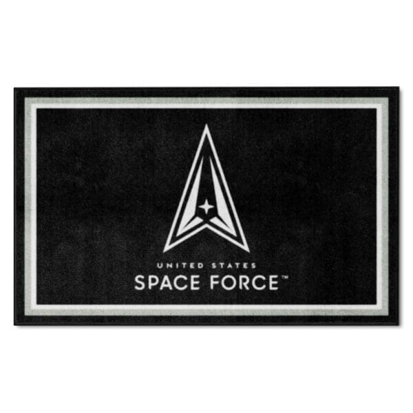 U.S. Space Force 4ft. x 6ft. Plush Area Rug 30316 1 scaled
