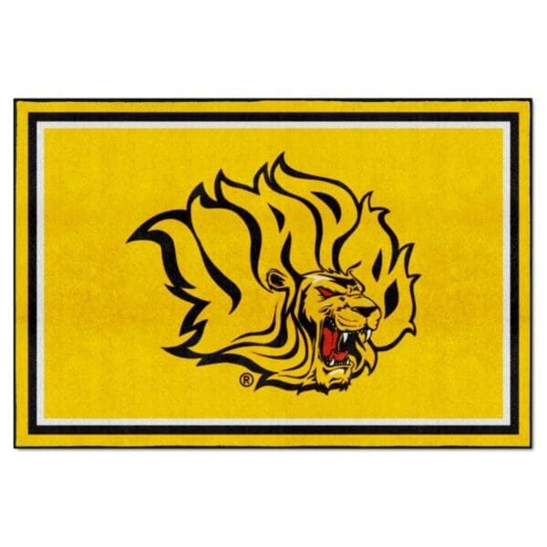 UAPB Golden Lions 5ft. x 8 ft. Plush Area Rug 1 scaled
