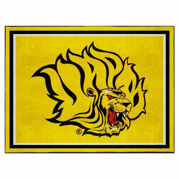 UAPB Golden Lions 8ft. x 10 ft. Plush Area Rug 1 scaled