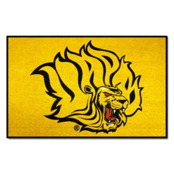 UAPB Golden Lions Starter Mat Accent Rug 19in. x 30in 1 scaled