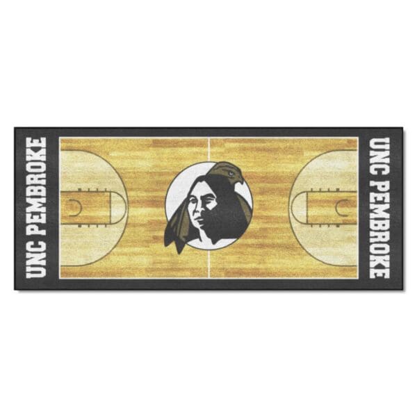 UNC Pembroke Braves Court Runner Rug 30in. x 72in 1 scaled