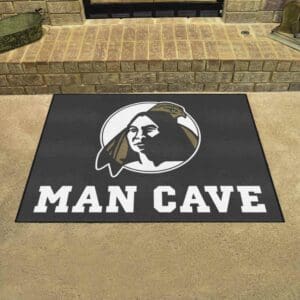 UNC Pembroke Braves Man Cave All-Star Rug - 34 in. x 42.5 in.