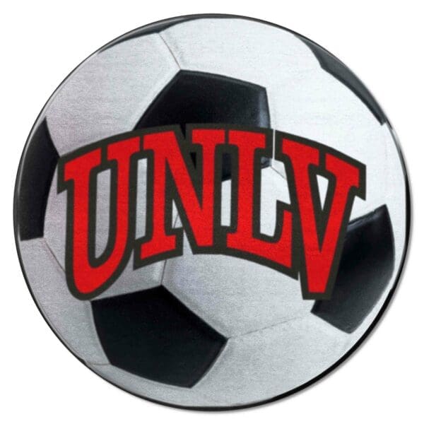 UNLV Rebels Soccer Ball Rug 27in. Diameter 1 scaled