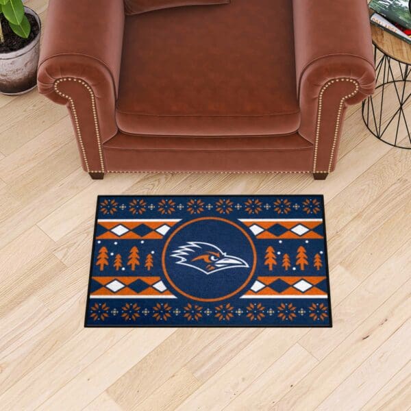 UTSA Roadrunners Holiday Sweater Starter Mat Accent Rug - 19in. x 30in.