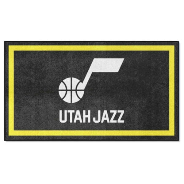 Utah Jazz 3ft. x 5ft. Plush Area Rug 37116 1 scaled