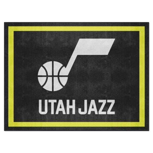 Utah Jazz 8ft. x 10 ft. Plush Area Rug 37119 1 scaled