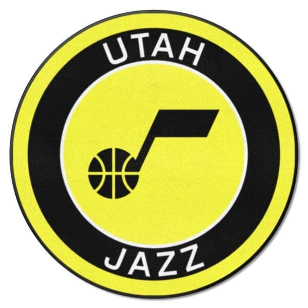 Utah Jazz Roundel Rug 27in. Diameter 18854 1 scaled