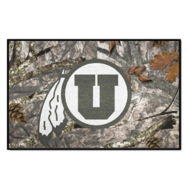 Utah Utes Camo Starter Mat Accent Rug 19in. x 30in 1 scaled