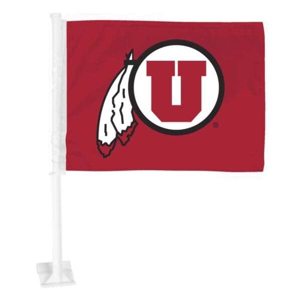Utah Utes Car Flag Large 1pc 11 x 14 1