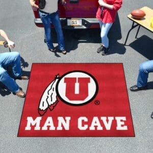 Utah Utes Man Cave Tailgater Rug - 5ft. x 6ft.