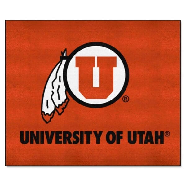 Utah Utes Tailgater Rug 5ft. x 6ft 1 scaled