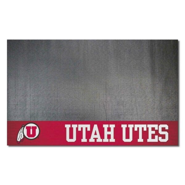 Utah Utes Vinyl Grill Mat 26in. x 42in 1 scaled