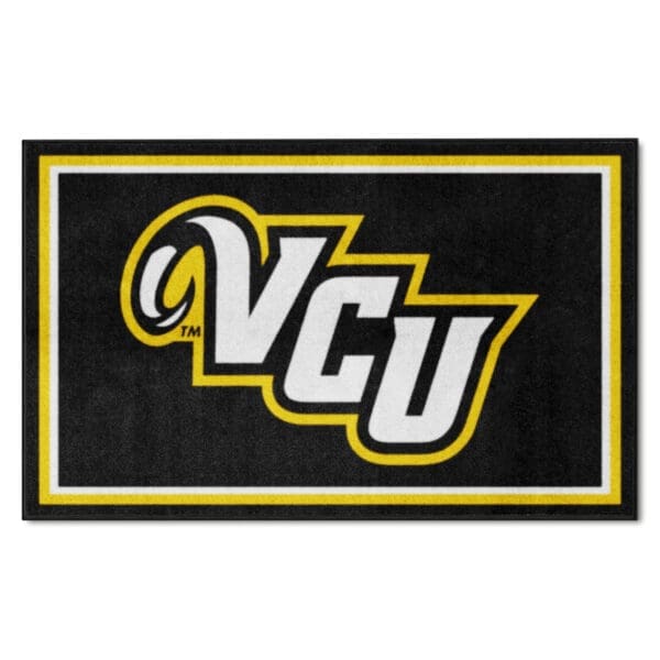 VCU Rams 4ft. x 6ft. Plush Area Rug 1 scaled