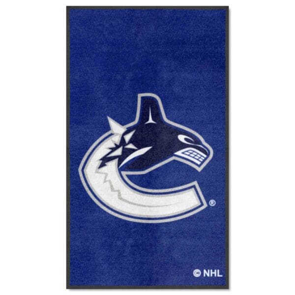 Vancouver Canucks 3X5 High Traffic Mat with Durable Rubber Backing Portrait Orientation 12886 1 scaled