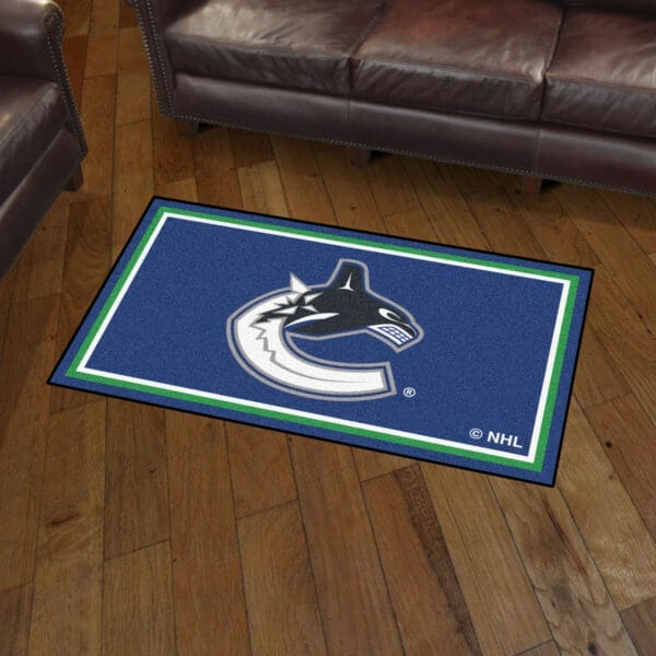 Vancouver Canucks 3ft. x 5ft. Plush Area Rug-19920