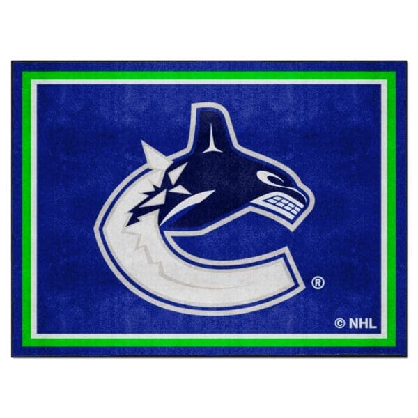 Vancouver Canucks 8ft. x 10 ft. Plush Area Rug 17530 1 scaled
