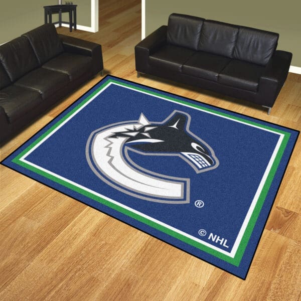 Vancouver Canucks 8ft. x 10 ft. Plush Area Rug-17530