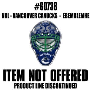 Vancouver Canucks Heavy Duty Aluminium Helmet Emblem-60738