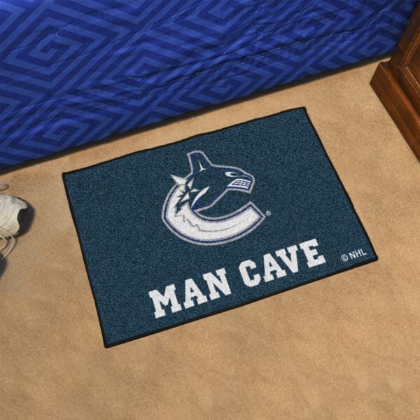 Vancouver Canucks Man Cave Starter Mat Accent Rug - 19in. x 30in.-14498