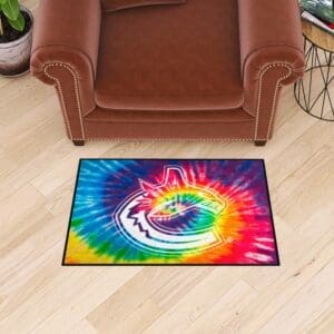 Vancouver Canucks Tie Dye Starter Mat Accent Rug - 19in. x 30in.-34516