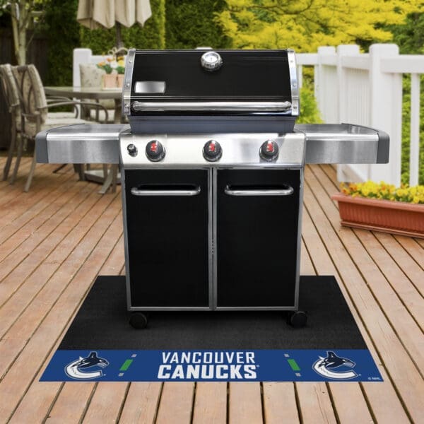 Vancouver Canucks Vinyl Grill Mat - 26in. x 42in.-14252