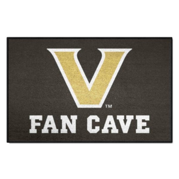 Vanderbilt Commodores Fan Cave Starter Mat Accent Rug 19in. x 30in 1 scaled