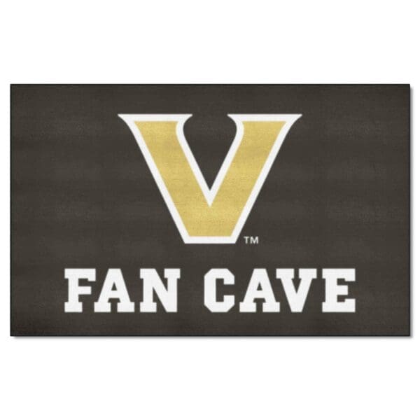 Vanderbilt Commodores Fan Cave Ulti Mat Rug 5ft. x 8ft 1 scaled