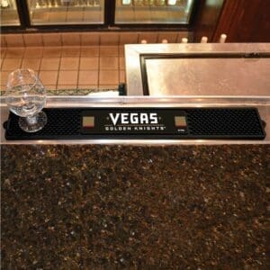 Vegas Golden Knights Bar Drink Mat - 3.25in. x 24in.-24547