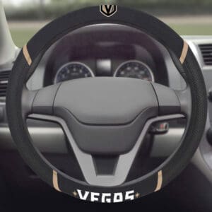 Vegas Golden Knights Embroidered Steering Wheel Cover-24560