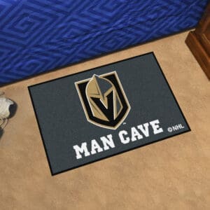 Vegas Golden Knights Man Cave Starter Mat Accent Rug - 19in. x 30in.-22895