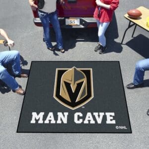 Vegas Golden Knights Man Cave Tailgater Rug - 5ft. x 6ft.-22897