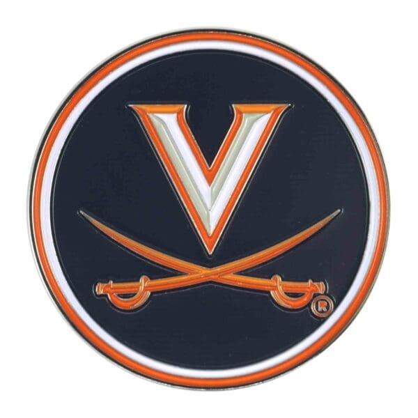 Virginia Cavaliers 3D Color Metal Emblem 1