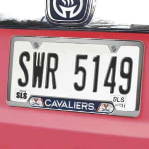 Virginia Cavaliers Embossed License Plate Frame