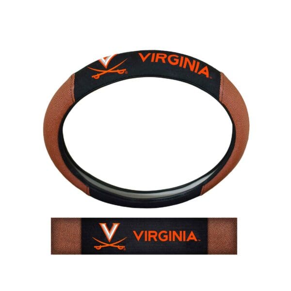 Virginia Cavaliers Football Grip Steering Wheel Cover 15 Diameter 1