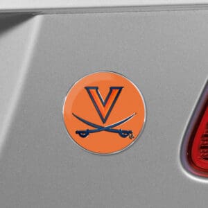 Virginia Cavaliers Heavy Duty Aluminum Embossed Color Emblem - Alternate