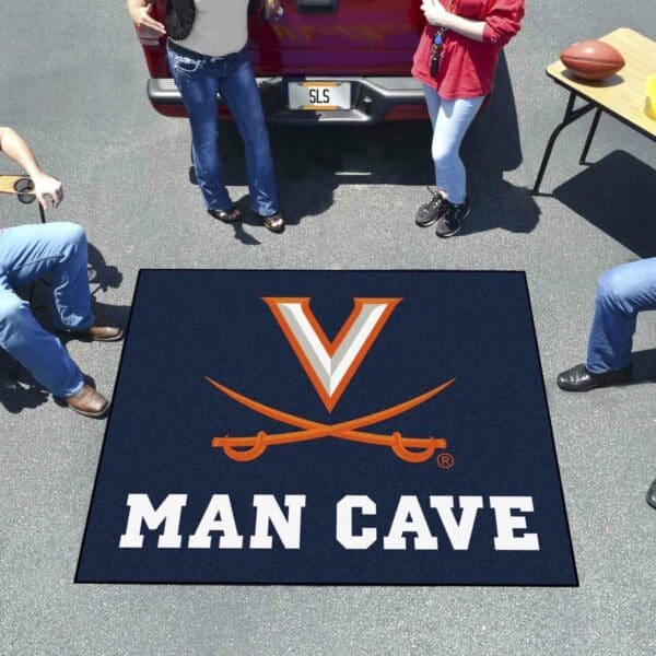 Virginia Cavaliers Man Cave Tailgater Rug - 5ft. x 6ft.