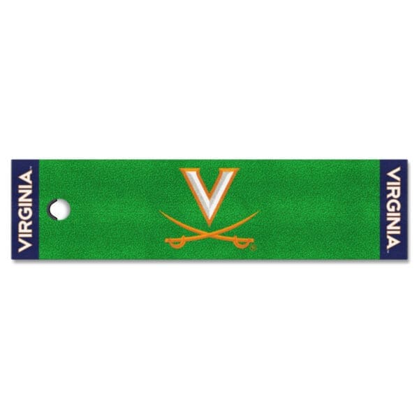 Virginia Cavaliers Putting Green Mat 1.5ft. x 6ft 1 scaled