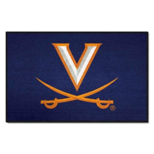 Virginia Cavaliers Starter Mat Accent Rug 19in. x 30in 1 scaled