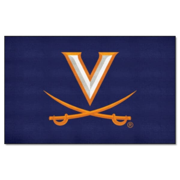 Virginia Cavaliers Ulti Mat Rug 5ft. x 8ft 1 scaled