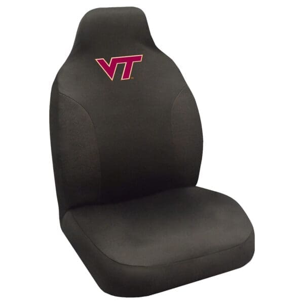 Virginia Tech Hokies Embroidered Seat Cover 1