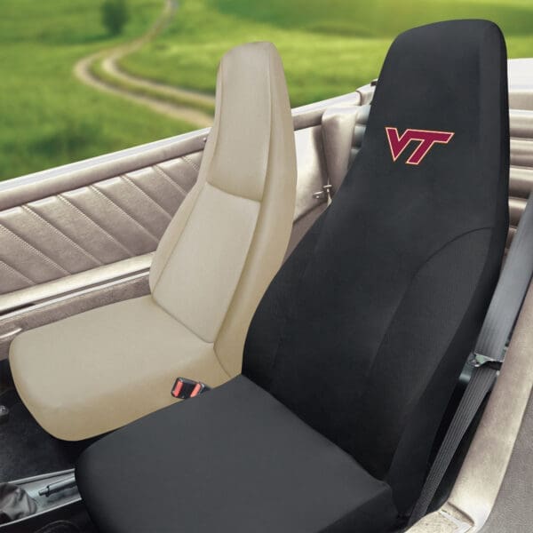 Virginia Tech Hokies Embroidered Seat Cover