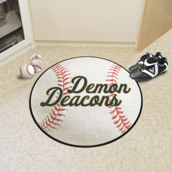 Wake Forest Demon Deacons Baseball Rug