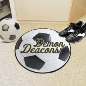 Wake Forest Demon Deacons Soccer Ball Rug