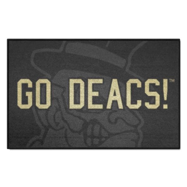 Wake Forest Starter Mat Accent Rug 19in. x 30in. Slogan Design 1 scaled