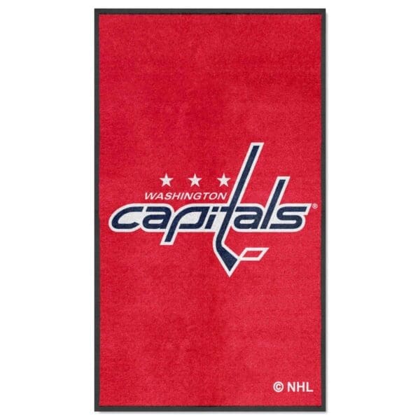 Washington Capitals 3X5 High Traffic Mat with Durable Rubber Backing Portrait Orientation 12888 1 scaled